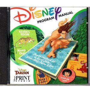 Disney's TARZAN Print Studio (PC-CD, 1999) for Windows - NEW in Jewel Case